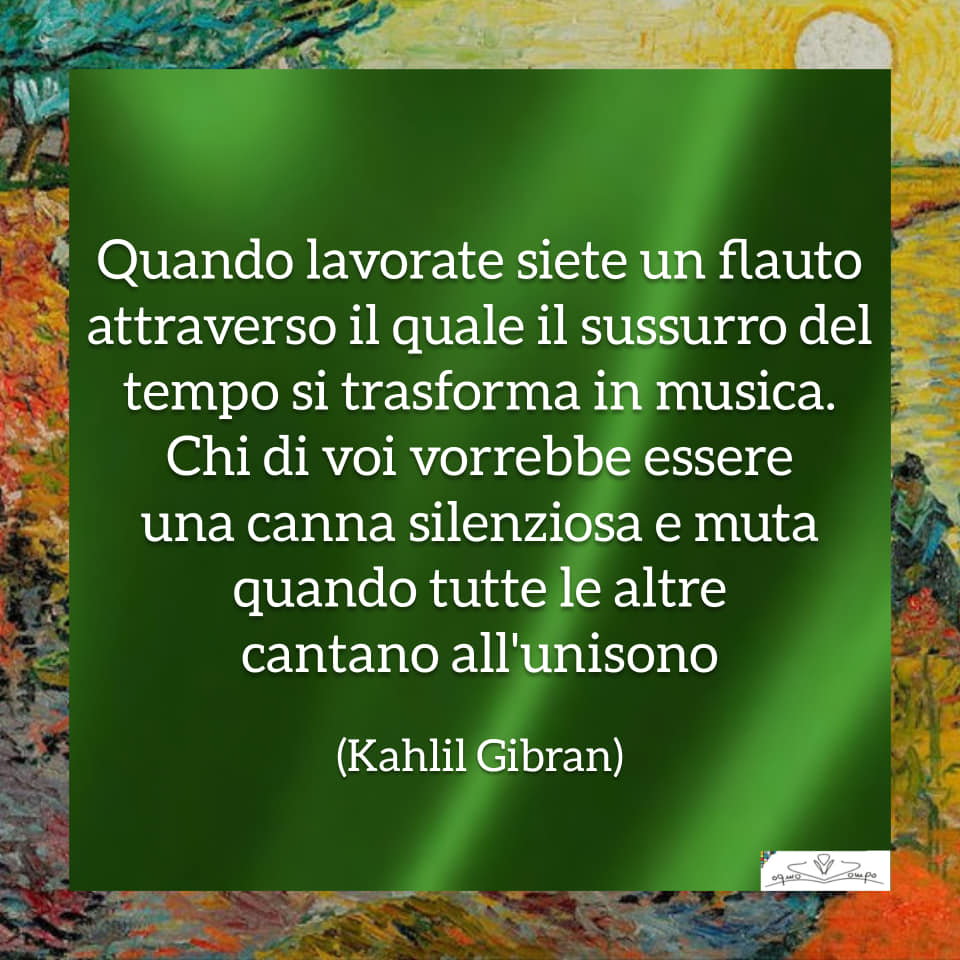 Festa dei lavoratori - Poesia - Kahlil Gibran