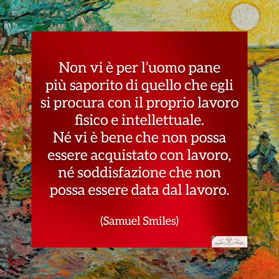 Festa dei lavoratori - Poesia - Samuel Smiles