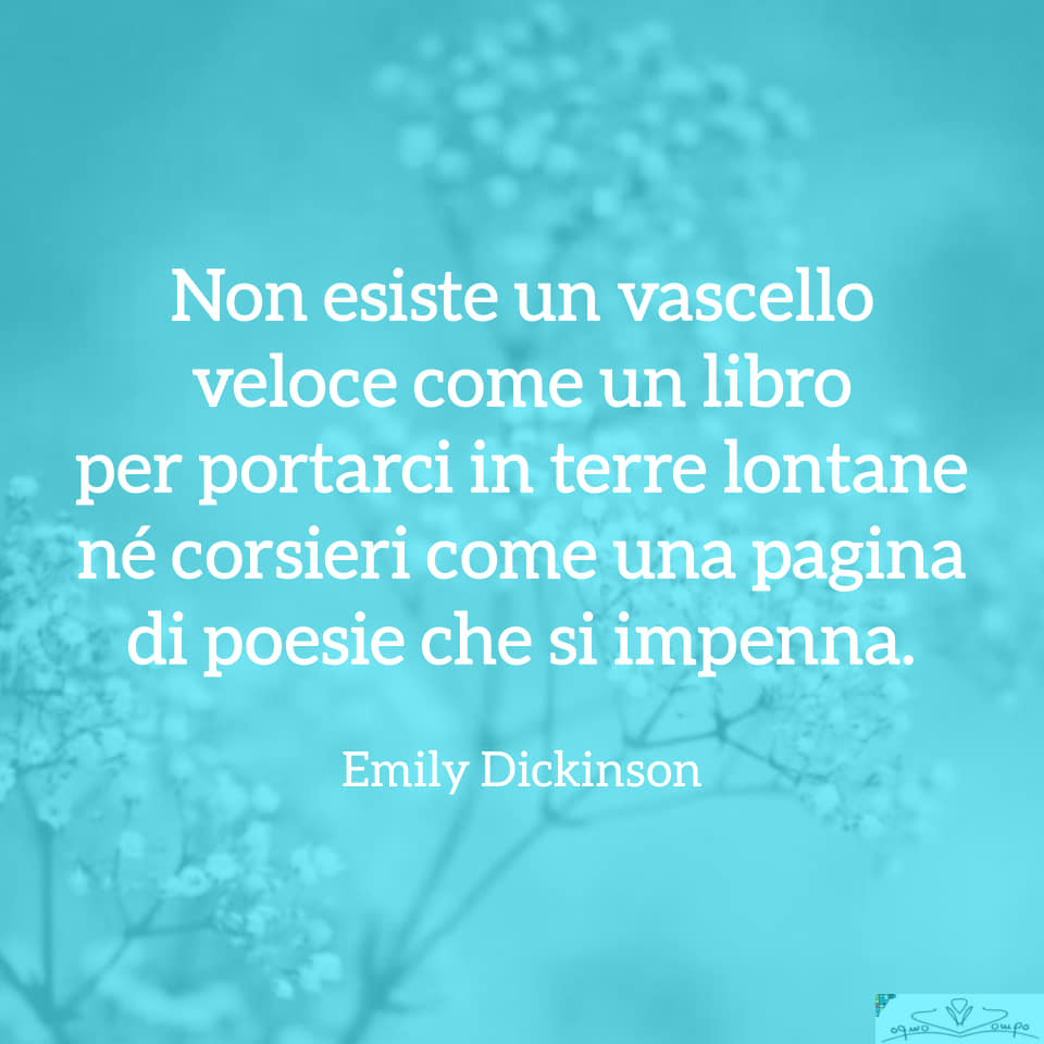 Poesie di Emily Dickinson - Non esiste un vascello veloce come un libro