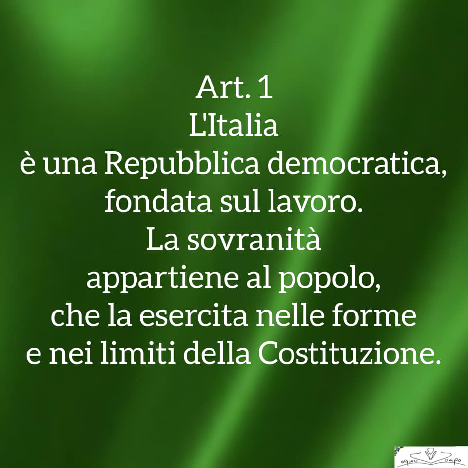 Festa della Repubblica - Articolo 1 della Costituzione