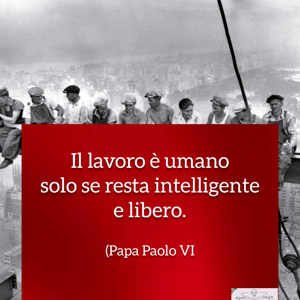 Festa dei lavoratori - Frasi - Papa Paolo VI