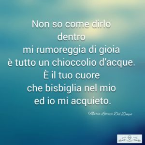 poesie d'amore e d'acqua