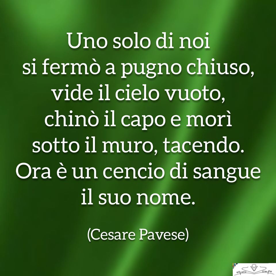 Festa della Liberazione - Poesia di Cesare Pavese