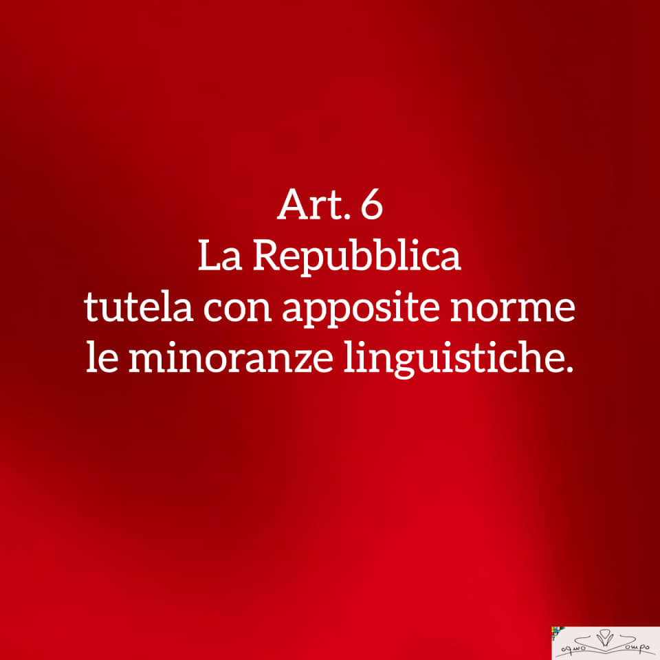 Festa della Repubblica - Costituzione - Articolo 6