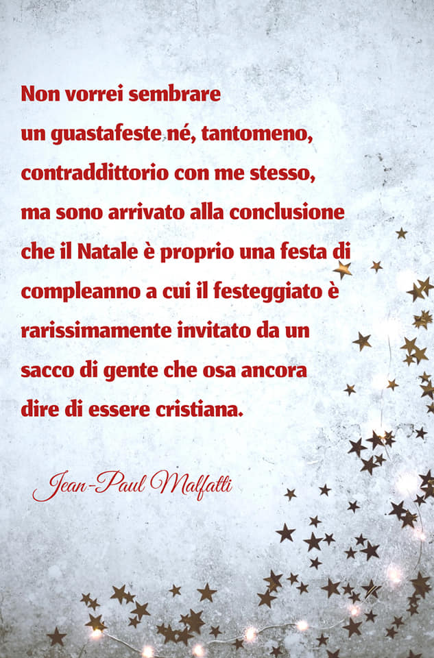 Poesie sul Natale - Non vorrei sembrare un guastafeste