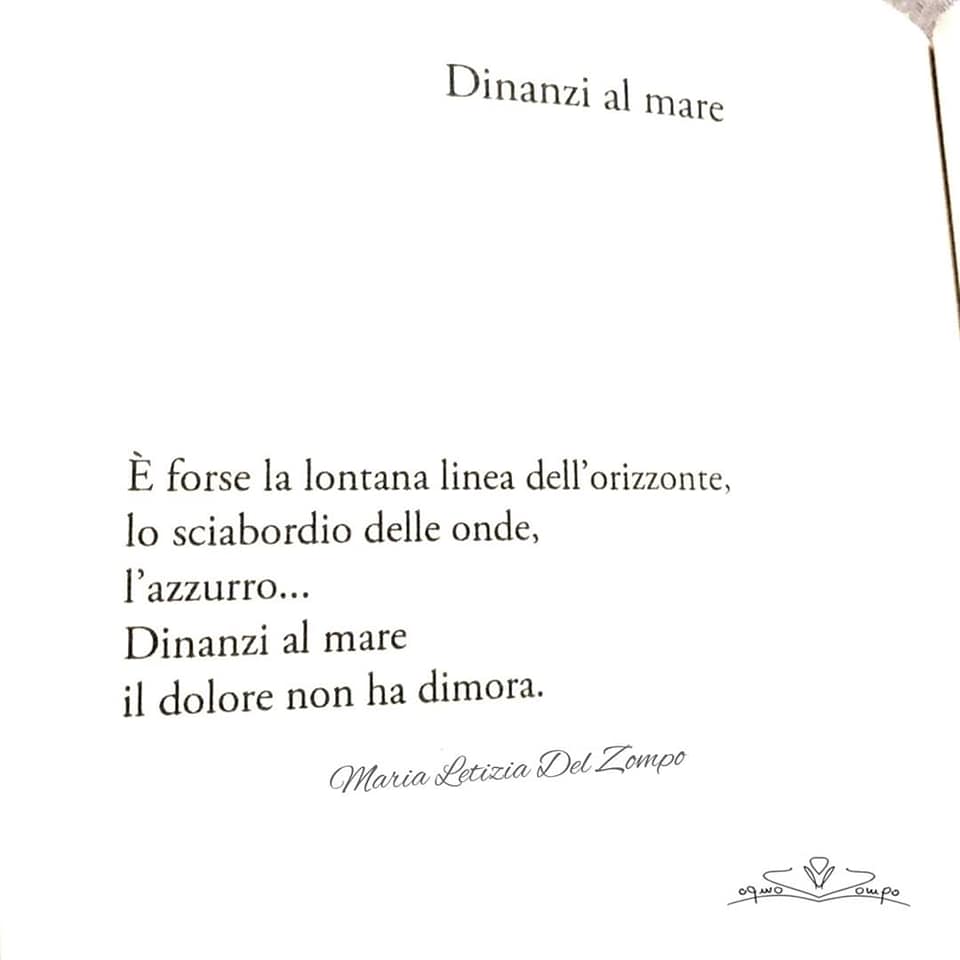 Poesie sul mare - Dinanzi al mare il dolore non ha dimora